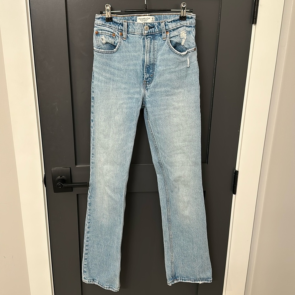 70s vintage flare ultra high rise Abercrombie jeans
